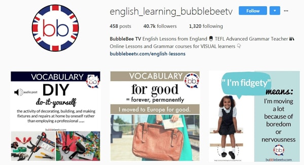 English learning bubblebee tv
