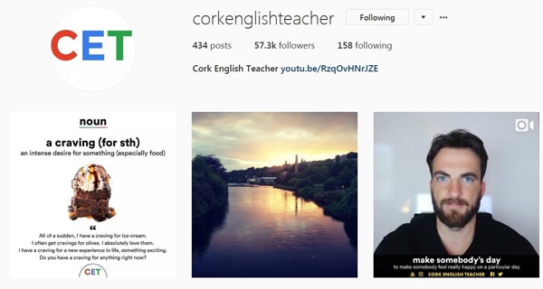 Cork English teacher