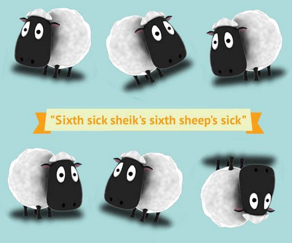 Самая сложная английская скороговорка Sixth sick sheik’s sixth sheep’s sick